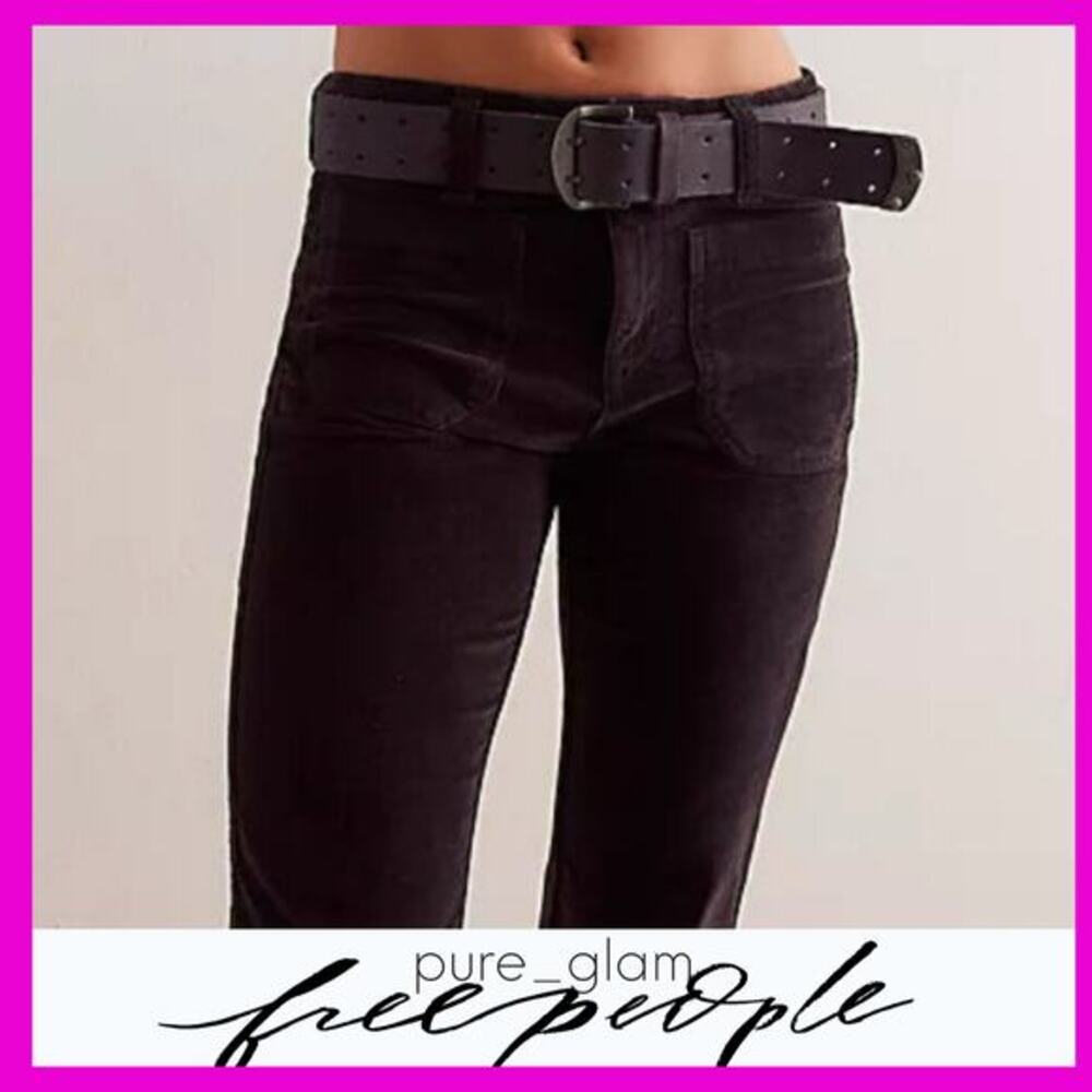 Free People corduroy pants cropped